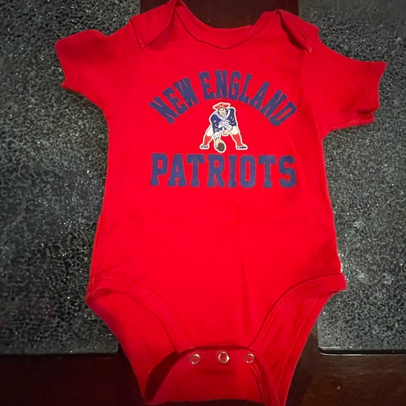3~Patriots Onesies One Piece Snap Suit Baby 0-3 Month Red/White/Blue 100%Cotton - Picture 2 of 10